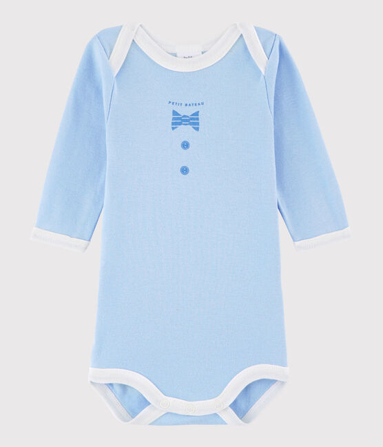 Unisex Babies' Long-Sleeved Bodysuit JASMIN blue