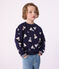 Children's printed cotton sweatshirt SOIR blue/MULTICO
