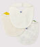 Baby Girls' Ribbed Bibs - 3-Piece Set variante 1