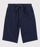 Boys' Denim Bermuda Shorts DENIM BLEU FONCE blue