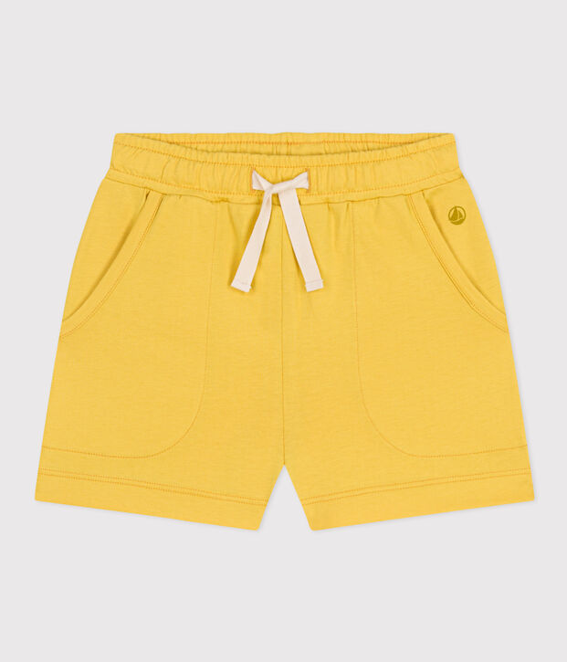 Girl's Cotton Shorts yellow