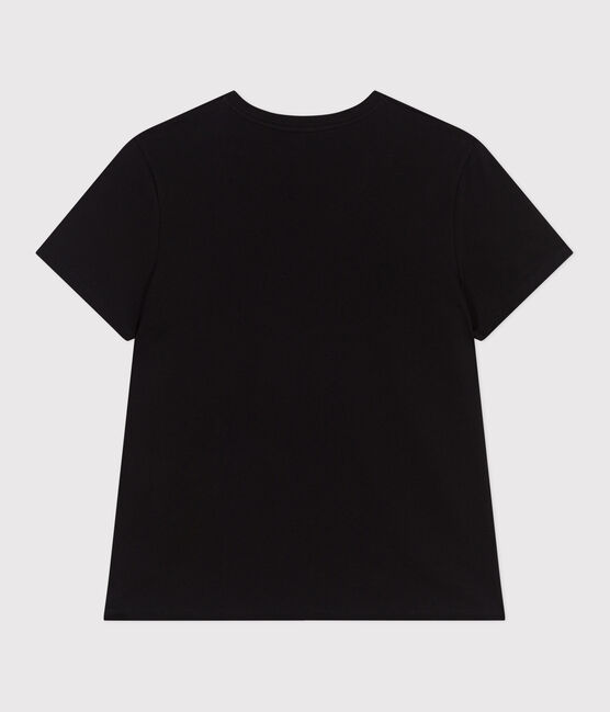 Women's The Straight cotton T-Shirt BLACK black