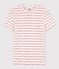 Women's Iconic Organic Cotton Round Neck T-Shirt MARSHMALLOW white/TERKUIT red