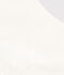 Women's Plain Cotton and Elastane Bra MARSHMALLOW white