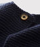 Babies' Organic Cotton Knitted Cardigan SMOKING blue
