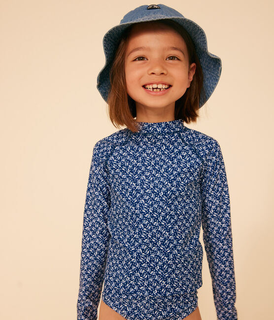 Girls' Anti-UV T-shirt INCOGNITO /MARSHMALLOW