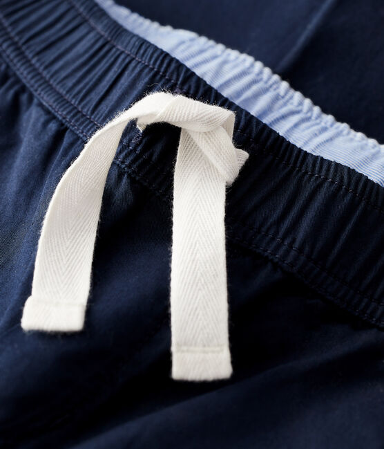 Boys' Regular Cotton Serge Trousers SMOKING blue