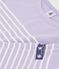 Children's cotton Breton top SQUAW purple/MILK