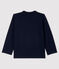 Baby Boys' Long-Sleeved Cotton T-Shirt SMOKING blue