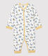 Babies' Footless Panther Patterned Cotton Sleepsuit