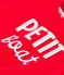 Babies' Short-Sleeved Cotton T-Shirt With Motif PEPS red