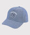 Boys' Chambray Cap DENIM TRES CLAIR NÂ°5 blue