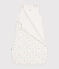 Babies' 2 TOG fruit print cotton sleeping bag MARSHMALLOW white/MULTICO white