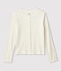 Women's Plain Linen and Cotton Blend Cardigan