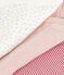 Wrapover Short-Sleeved Patterned Cotton Bodysuits - 3-Pack variante 2