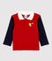 Babies' Cotton Polo Shirt red/blue