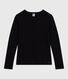 Women's Iconic long-sleeved openwork cotton T-shirt