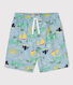 Boys' Printed Recycled Swimming Trunks