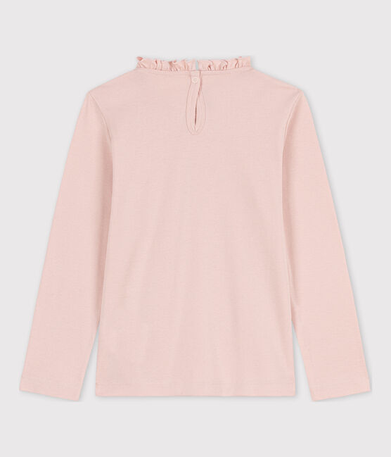 Girls' Long-sleeved Cotton T-Shirt SALINE pink