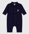 Babies' long, plain overall-style cotton playsuit SOIR