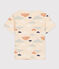 Boys' Short-Sleeved Patterned T-Shirt AVALANCHE white/MULTICO