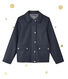 Women's suit style short raincoat. Petit bateau x Marie-Agnès Gillot