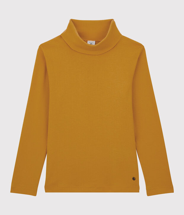 Unisex Children's Cotton Polo Neck yellow