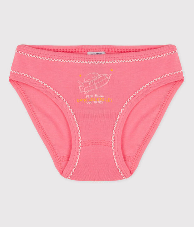 Girls' Cotton Briefs pink