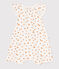 Babies' Orange Cotton Playsuit MARSHMALLOW white/MULTICO white