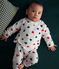 Babies' cotton three-piece outfit MARSHMALLOW white/MULTICO white