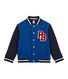 Boy's varsity jacket in lined cotton sweatshirt