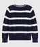 Boys' Cotton Cardigan SMOKING blue/MARSHMALLOW white
