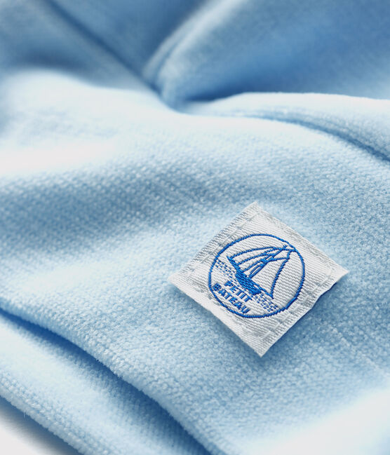 Newborn Babies' Velour Bonnet TOUDOU blue