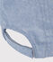 Babies' Denim Petit Bateau Family Cap DENIM CLAIR blue