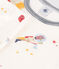 Children's space print cotton pyjamas MARSHMALLOW white/MULTICO white