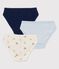 Girls' Organic Cotton Floral Briefs - 3-Pack variante 1