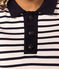 Women's Breton Cotton Top MARSHMALLOW white/SMOKING blue