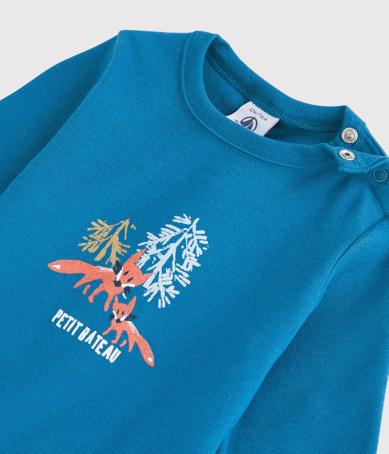 Babies' Cotton T-Shirt blue