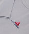 Tee-shirt manches longues en coton enfant PIGEON grey