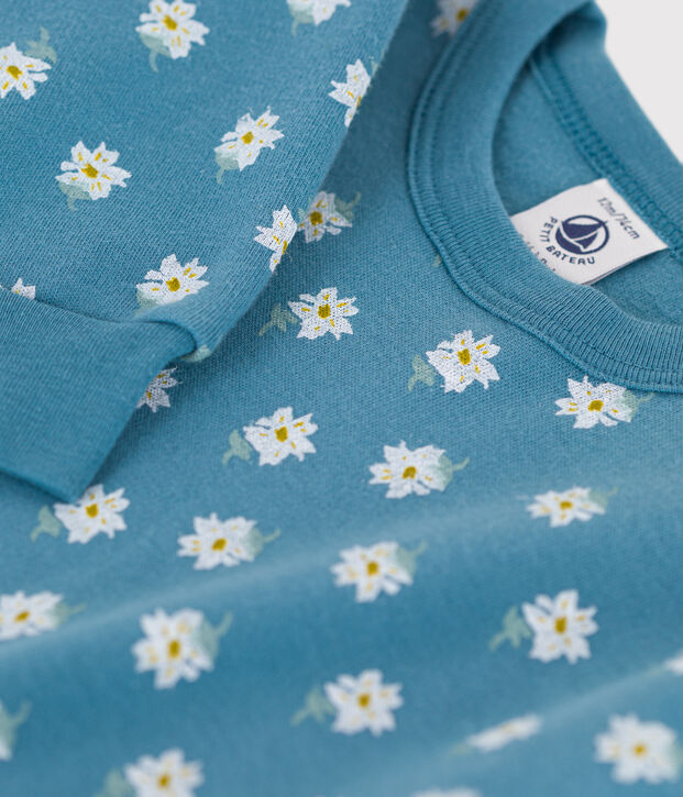 Babies' Thick Jersey Sweatshirt blue/multicolor