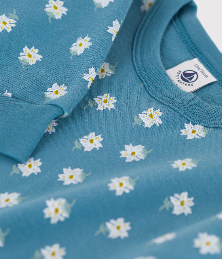 Babies' Thick Jersey Sweatshirt blue/multicolor