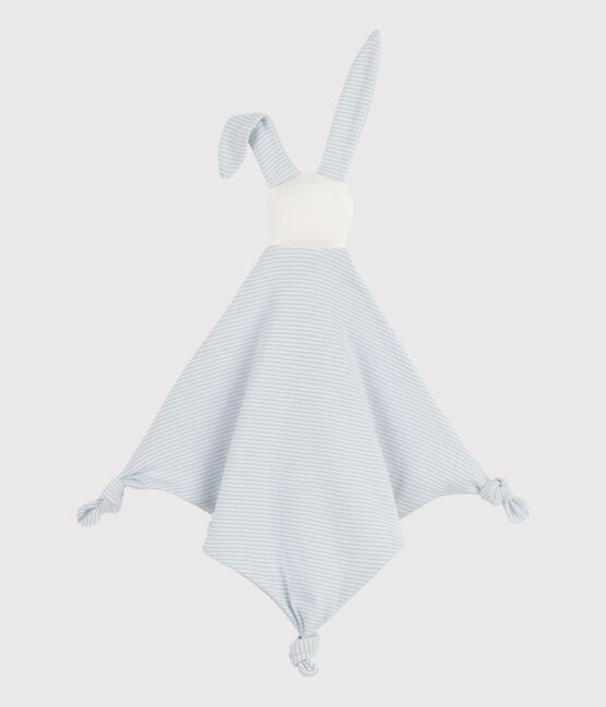 COTTON PINSTRIPED COMFORTER GOMME /MARSHMALLOW