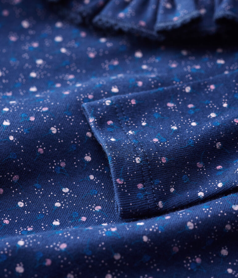 Babies' Cotton Bodysuit blue/multicolor