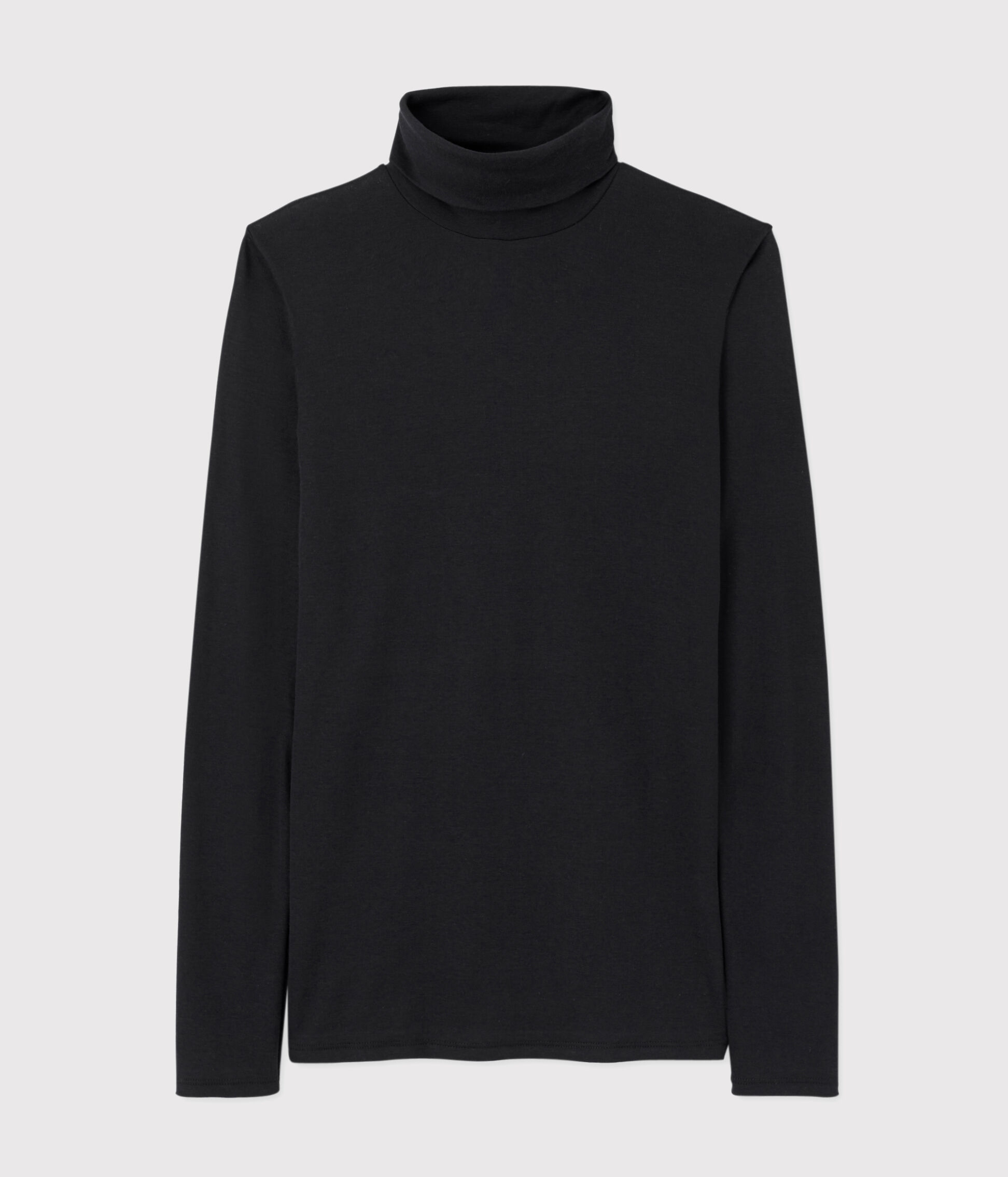 Sous pull top noir femme