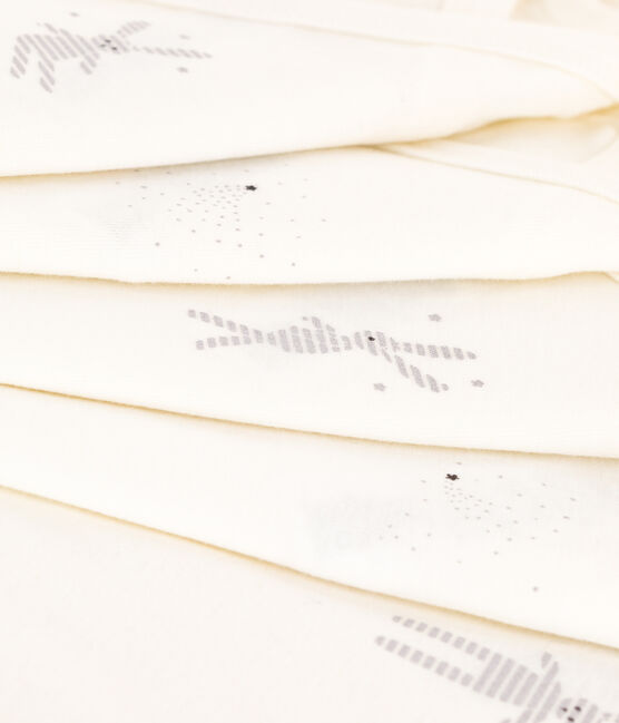 Babies' Short-Sleeved Wrapover Organic Cotton Bodysuits - 5-Pack variante 1