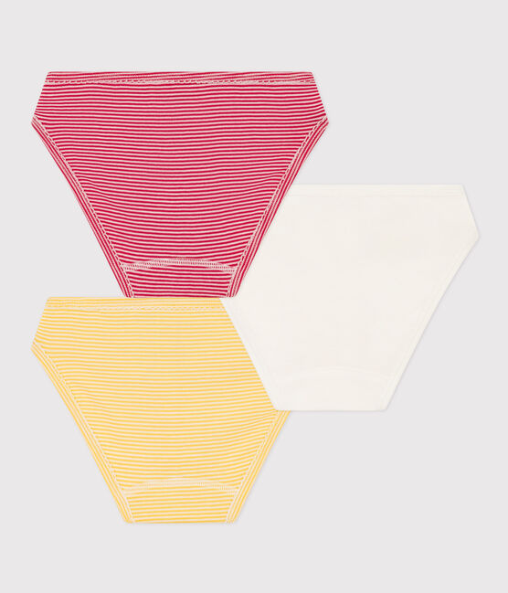 Girls' Petit Bateau X Snoopy Cotton Briefs - 3-Pack variante 1