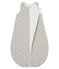 Baby Boys' Velour Sleeping Bag BELUGA grey/MARSHMALLOW white
