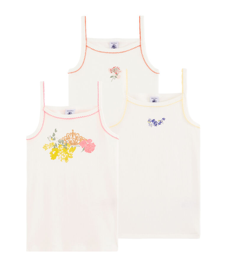 Girls' Strappy Tops - 3-Piece Set multicolor