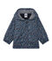 Baby girl's hooded print jacket SMOKING blue/MULTICO white