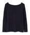 Women's linen tee SMOKING blue